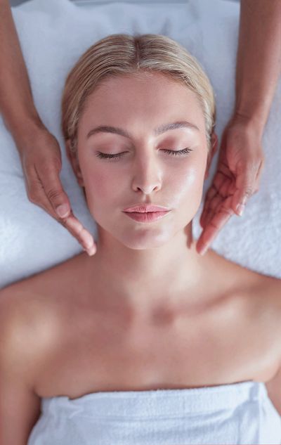 Woman Receiving Spa Treatment