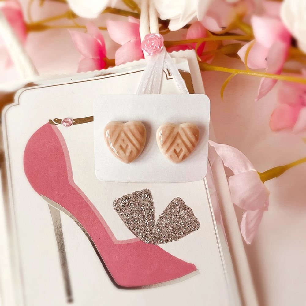 Signature Heart Earrings and Gift Bag