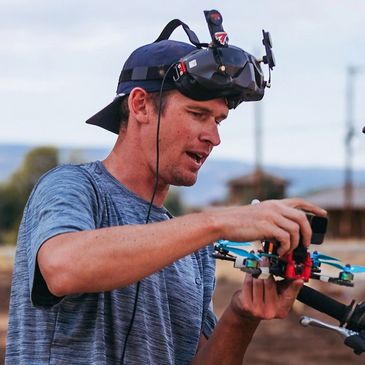 Using the custom-built 5" FPV drone for some FMX!
Photo Credit: Miss Fortune Photography