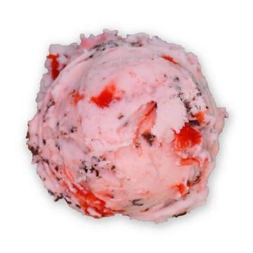 Scoop of Cherry Chocolate Chip Ice Cream