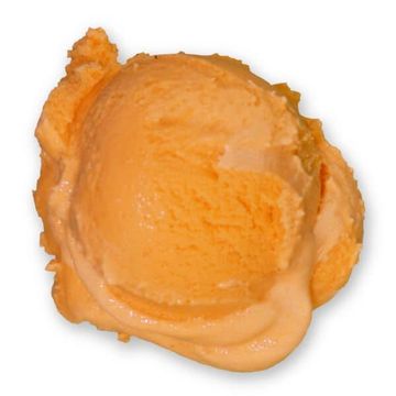 Scoop of Orange Sherbet