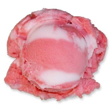Scoop of Raspberry Lemon Italian Ice