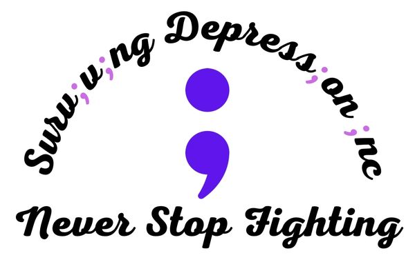 Surviving Depression
Never Stop Fighting 
Logo