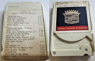 1970 Cadillac Proposal Tape