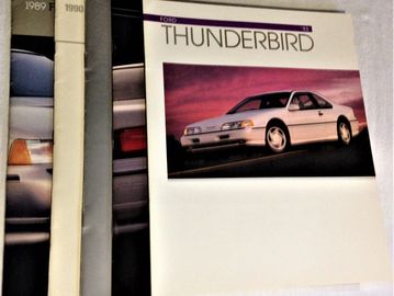 1989 - 1993 Ford Thunderbird Dealer Sales Brochure Lot