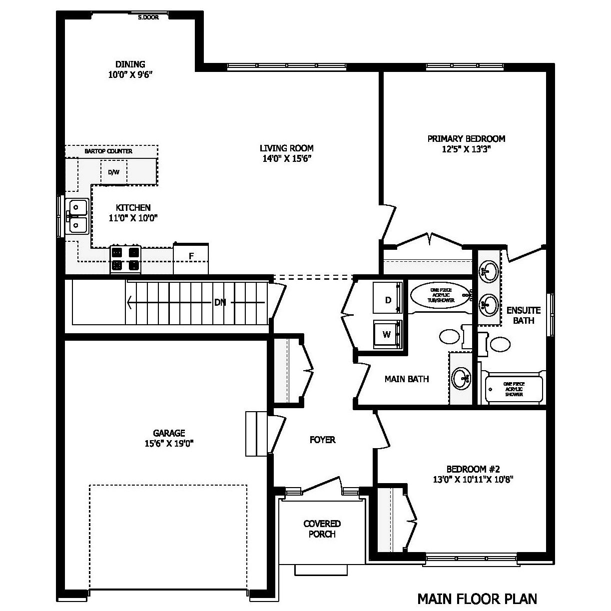 The Simcoe Main Floor Plan
Greenwood Landings
New Homes in Coldwater