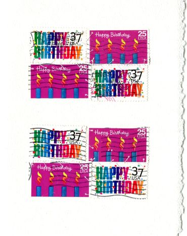 HAPPY BIRTHDAY
Also available in all pink candles and rainbow words,