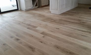 White Oak, custom stain.