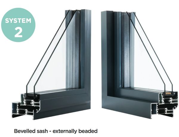 Bevelled sash Aluminium Windows in Ashford, Kent. Everbright Windows & Doors