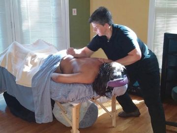 Table Massages are choices for Couples Massages, Spa Parties, and small Corporate Wellness events.