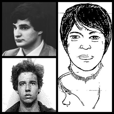 Suspect2 is top left, suspect1 bottom left, next to the UAPD composite sketch from Dukat murder.
 