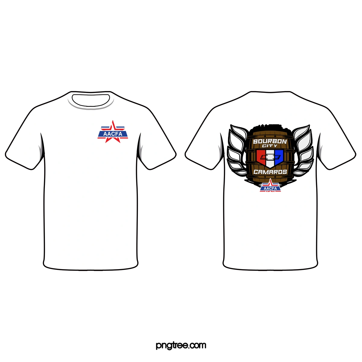 Bourbon City Camaros members shirts