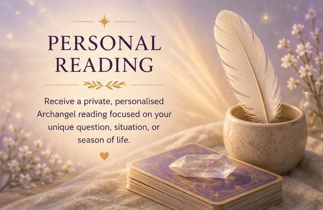 Personalized Archangel reading for unique life questions or situations.