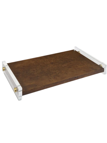 Modern concrete console table with geometric cut-out design.