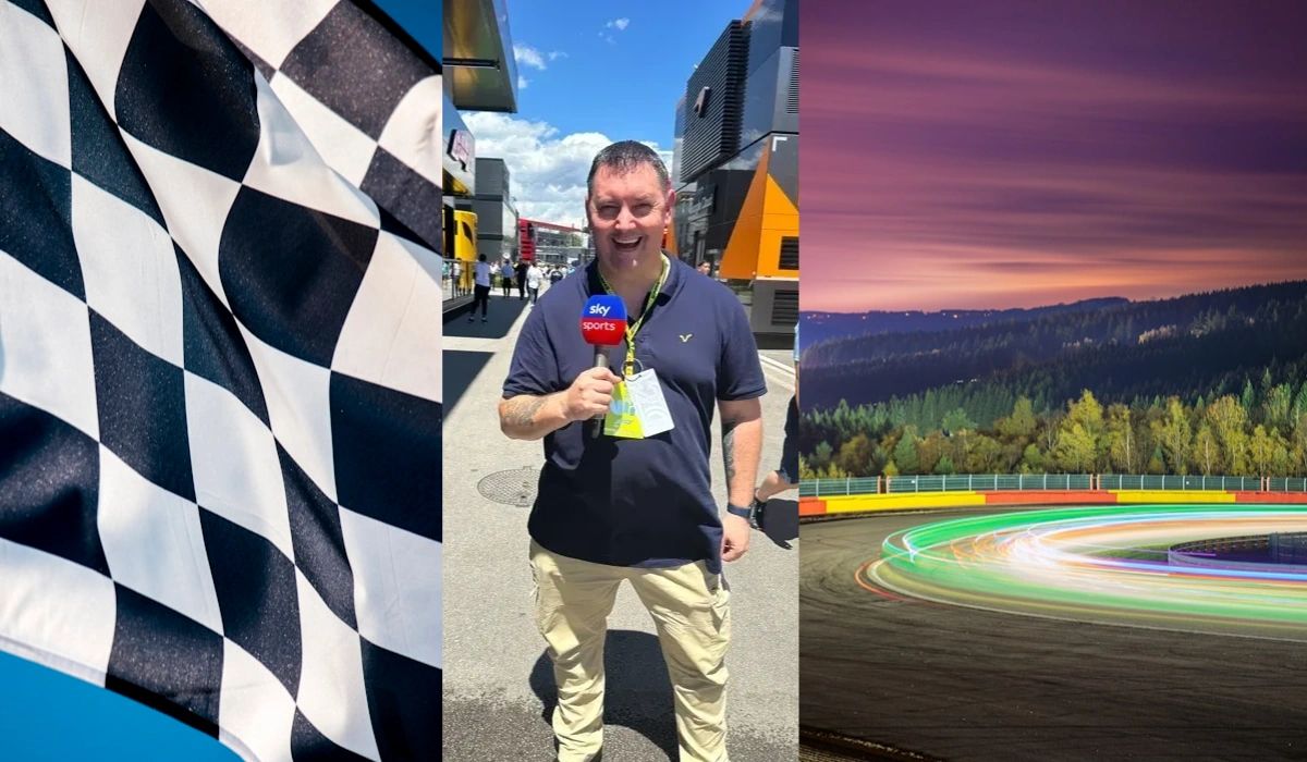 Terry Widdows at the Formula 1 Spanish Grand Prix paddock reporting for Coffee Corner Motorsport
