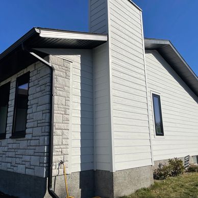 Landmark Stone & Exteriors Inc. Saskatoon - Siding - Stone Masonry - Soffit & Fascia - Renovation