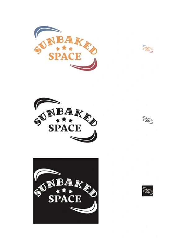 Sunbaked Space Restaurant Logo - Final