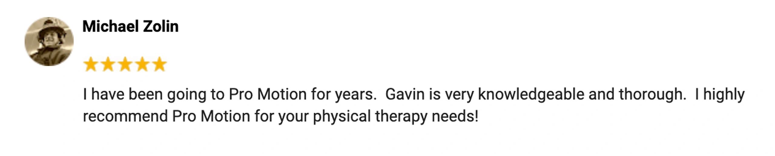 Physical Therapy Boise Review feedack