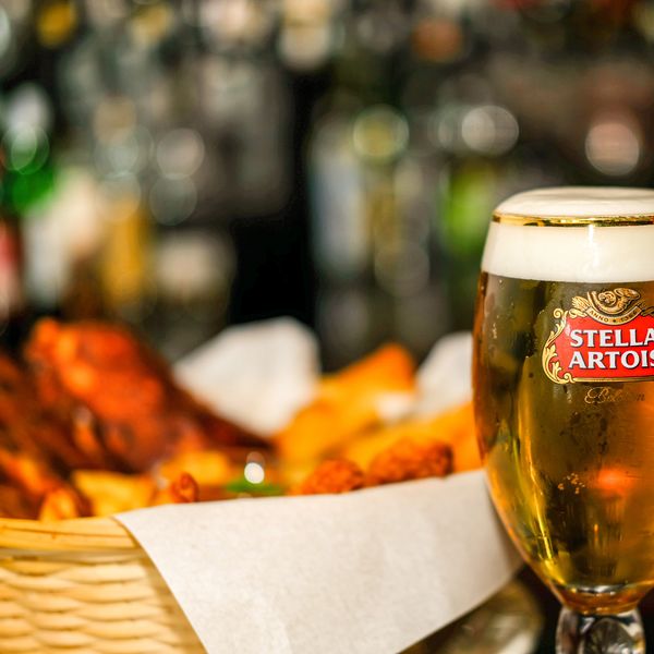 Stella Artois Draught beer and our delicious Baskets.