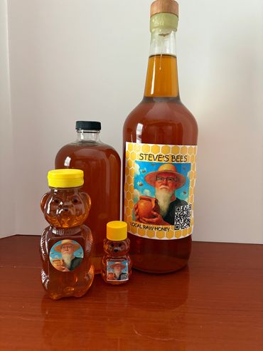 Honey Available in a variety of sizes for purchase.