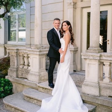 LAKE COMO ELOPEMENT COUPLE