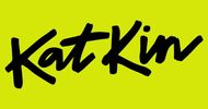 KatKin logo in black on a lime green background.