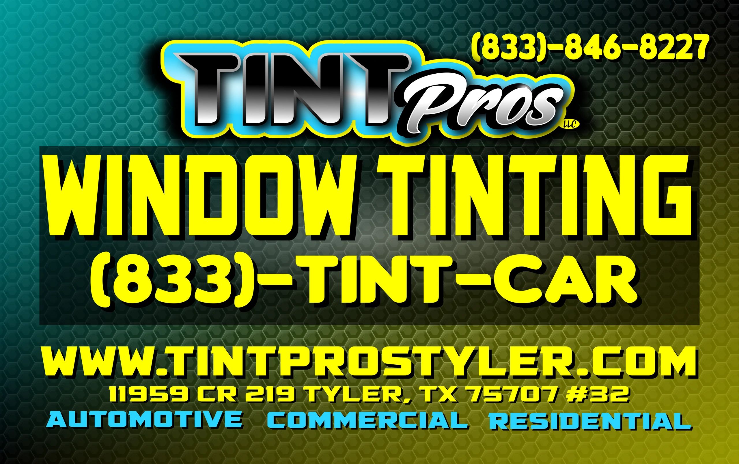 Window Tinting, Ceramic Window Tint - Tint Pros - Tyler, Texas