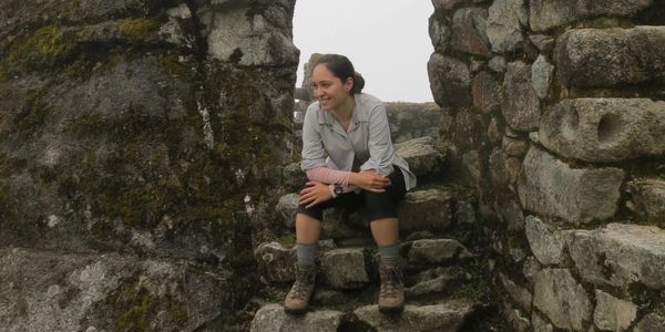 Masha Mendieta in Incan ruins