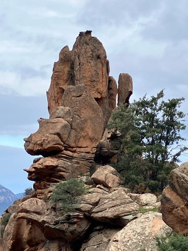 The red rocks of Corsica's Scandola natural reserve are stunning, with a surprise around every turn