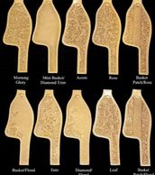 Dale Chavez Tooling Patterns
TOP ROW (left to right)
Morning Glory, Mini Basket (diamond trim), Acor