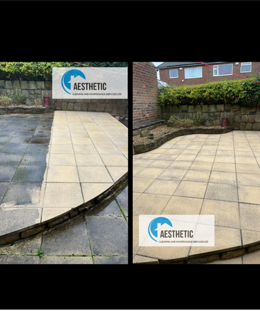 Patio pressure washing in Barnsley