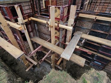 Basement Wall Form Work