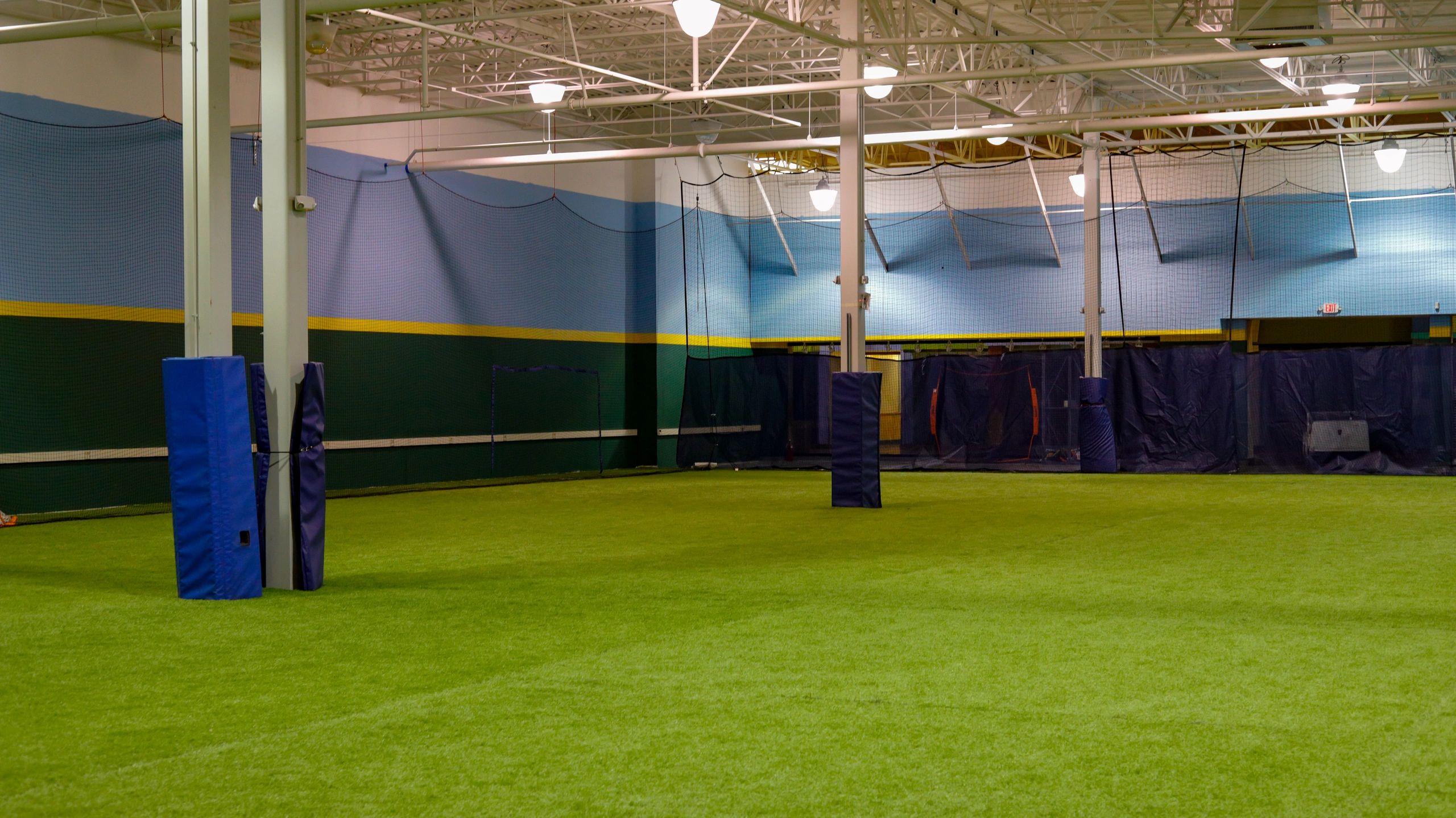 indoor turf sports training space