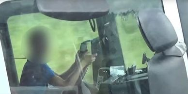 Distracted Driver Caught Using 2 phones while driving