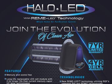 REME HALO-LED whole house air cleaner brochure