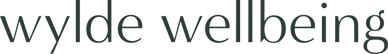 Logo of Wylde Wellbeing in lowercase letters.
