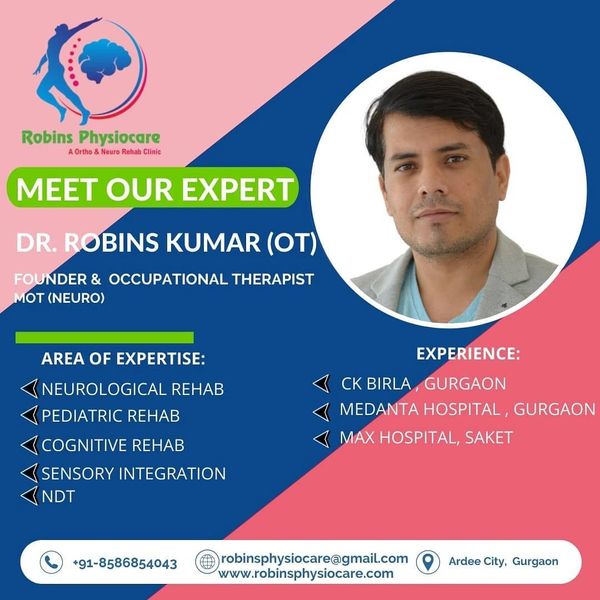 Dr. Robins Kumar, Occupational Therapist,
Best Occupational Therapist In Gurgaon