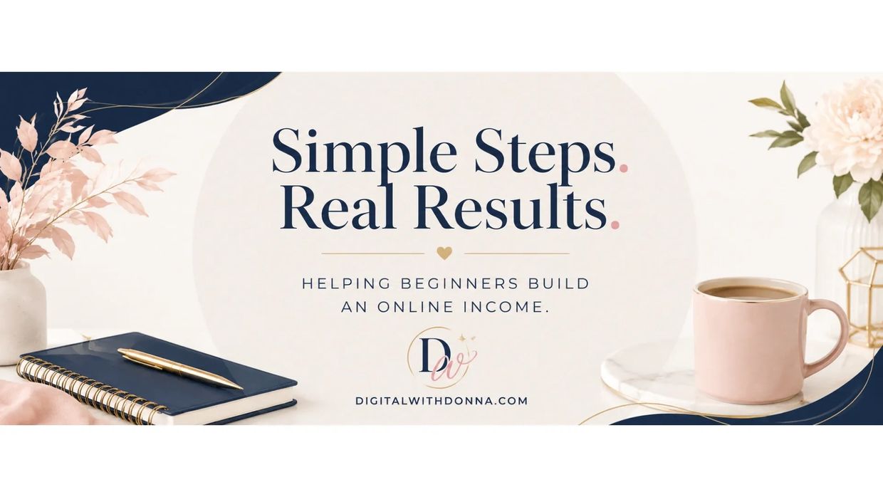 Digital with Donna helps beginners build online income.
