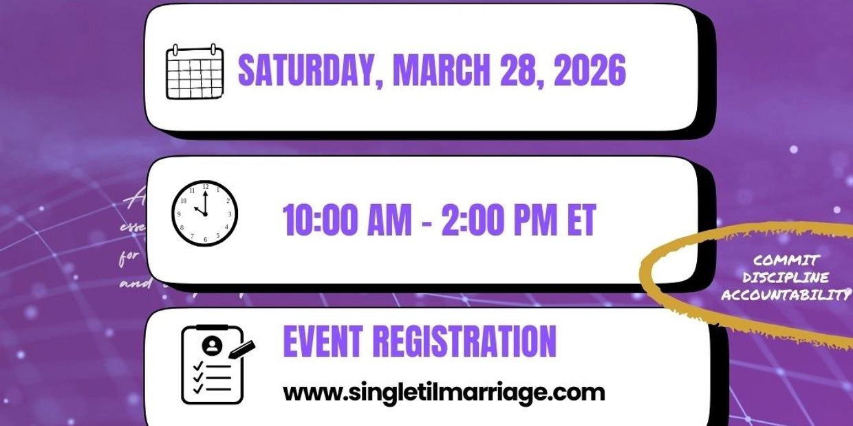 Join us for our 2026 Virtual Purity Conference hosted by Single 'Til Marriage.