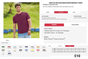 Custom embroidered, clothing workwear, embroidered, T-shirts, T-shirt, embroidery Essex, UK