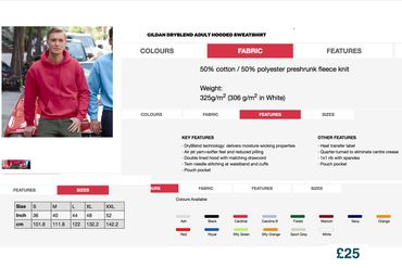 Embroidery service Clacton, Essex, UK embroidered clothing & workwear, custom embroidery