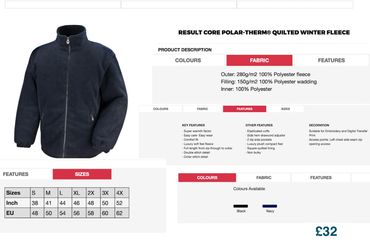 Embroidery service, Clacton, Essex, Colchester embroidered clothing, workwear, embroidery