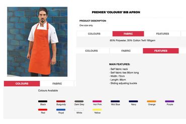 Embroidered apron, custom embroidered, apron, apron, embroidery, Essex,UK