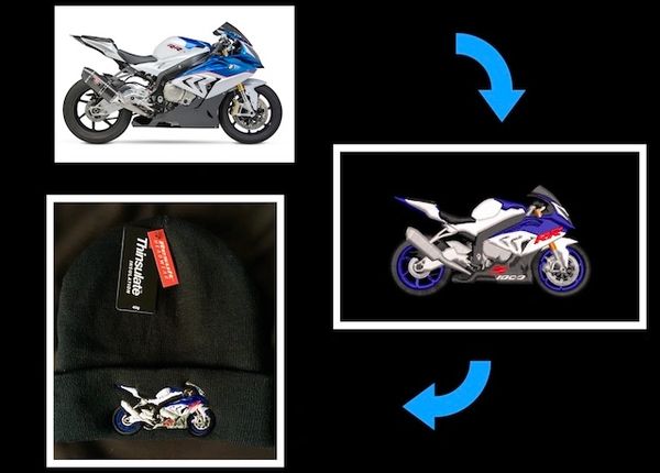 Custom embroidered, BMW, cars, motorbikes, embroidery machine designs, embroidery digitising, Essex,