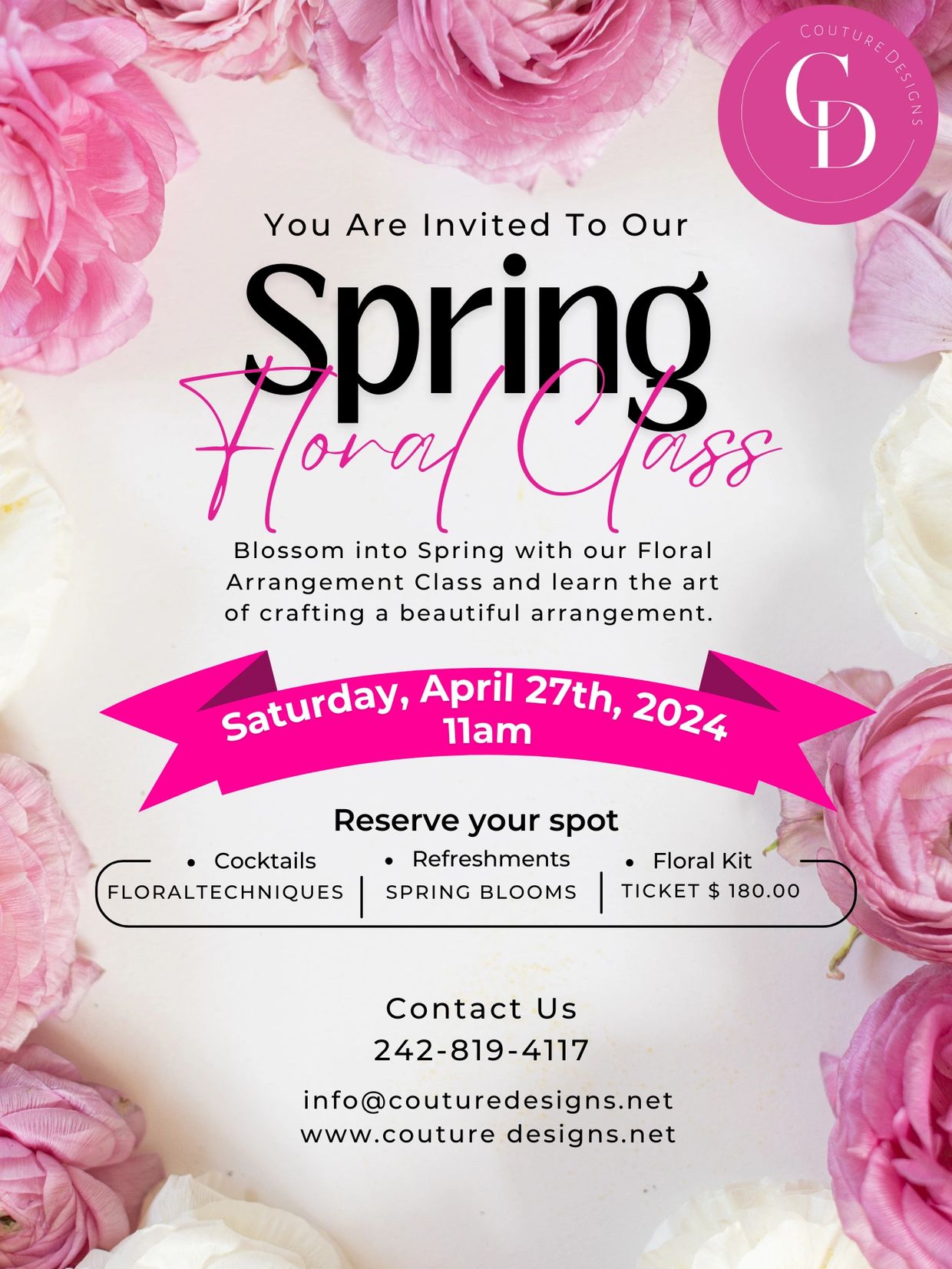 Spring Floral Class