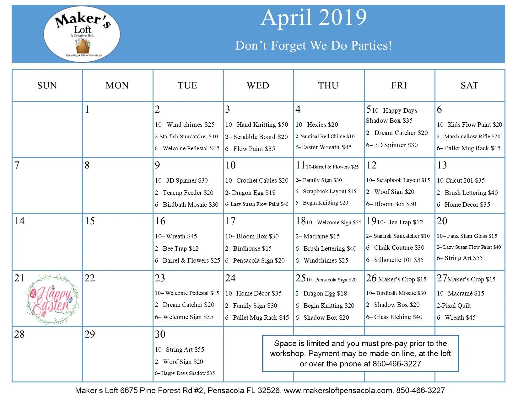 Makers Loft Makers Loft in Pensacola, Arts and Crafts,