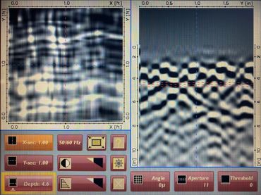 concrete scanning GPR core drill saw cut locate rebar post tension cables conduit Asheville NC SC