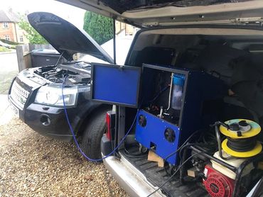 SOS carbon cleaning in progress..
Gas going in air-intake.