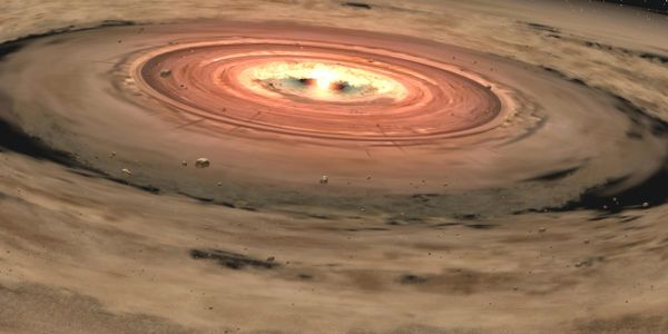 Planets form from clouds of star dust just as Genesis 1:2 descried