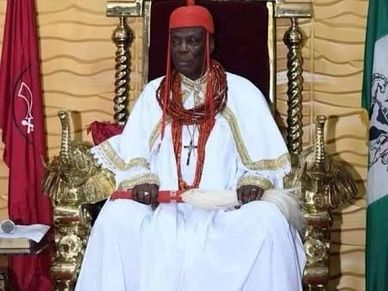 HRH Rtd Maj. Gen. Felix Mujuakperuo, Orhue 1. 
The Orodje of Okpe Kingdom